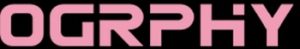 OGRPHY logo black